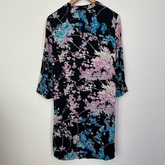 Diane von Furstenberg Freya Floral Daze Shirtdress Women’s 8 - Picture 4 of 7